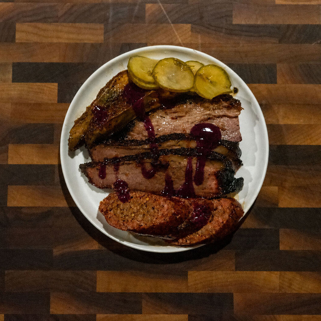 How to Trim a Brisket + Blackberry BBQ Sauce