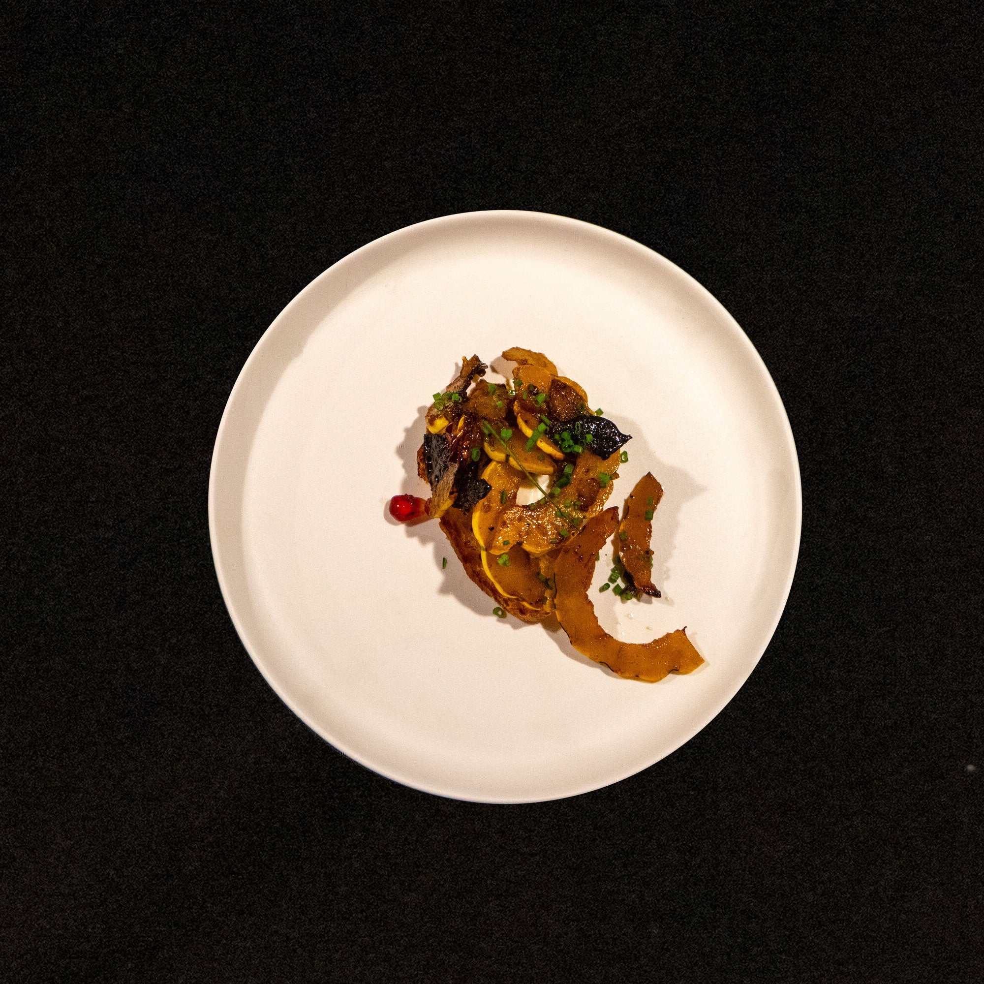 Charred Delicata Squash Bruschetta