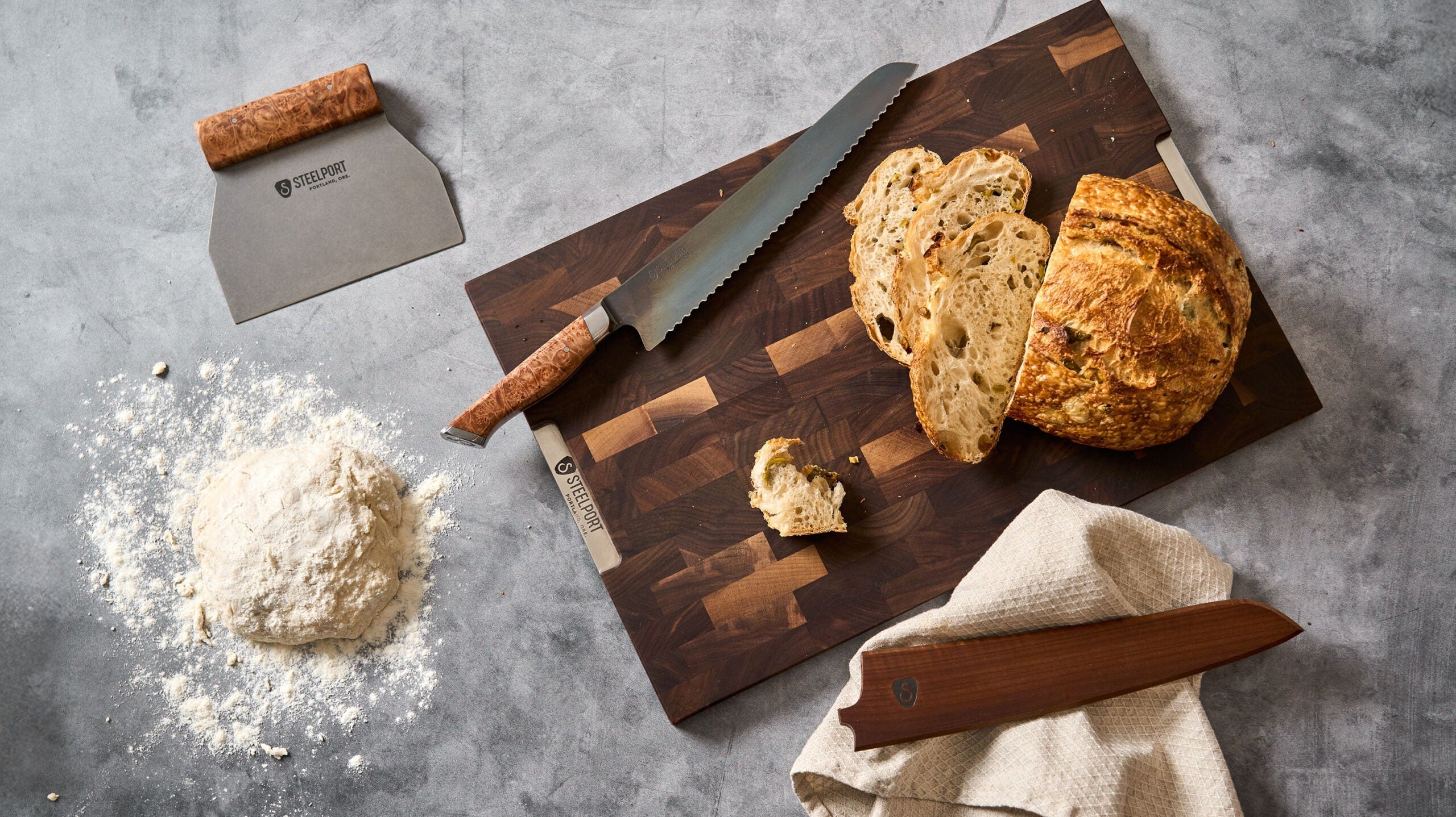 STEELPORT Unveils 3-Piece Baker Set & Handcrafted Bench Scraper