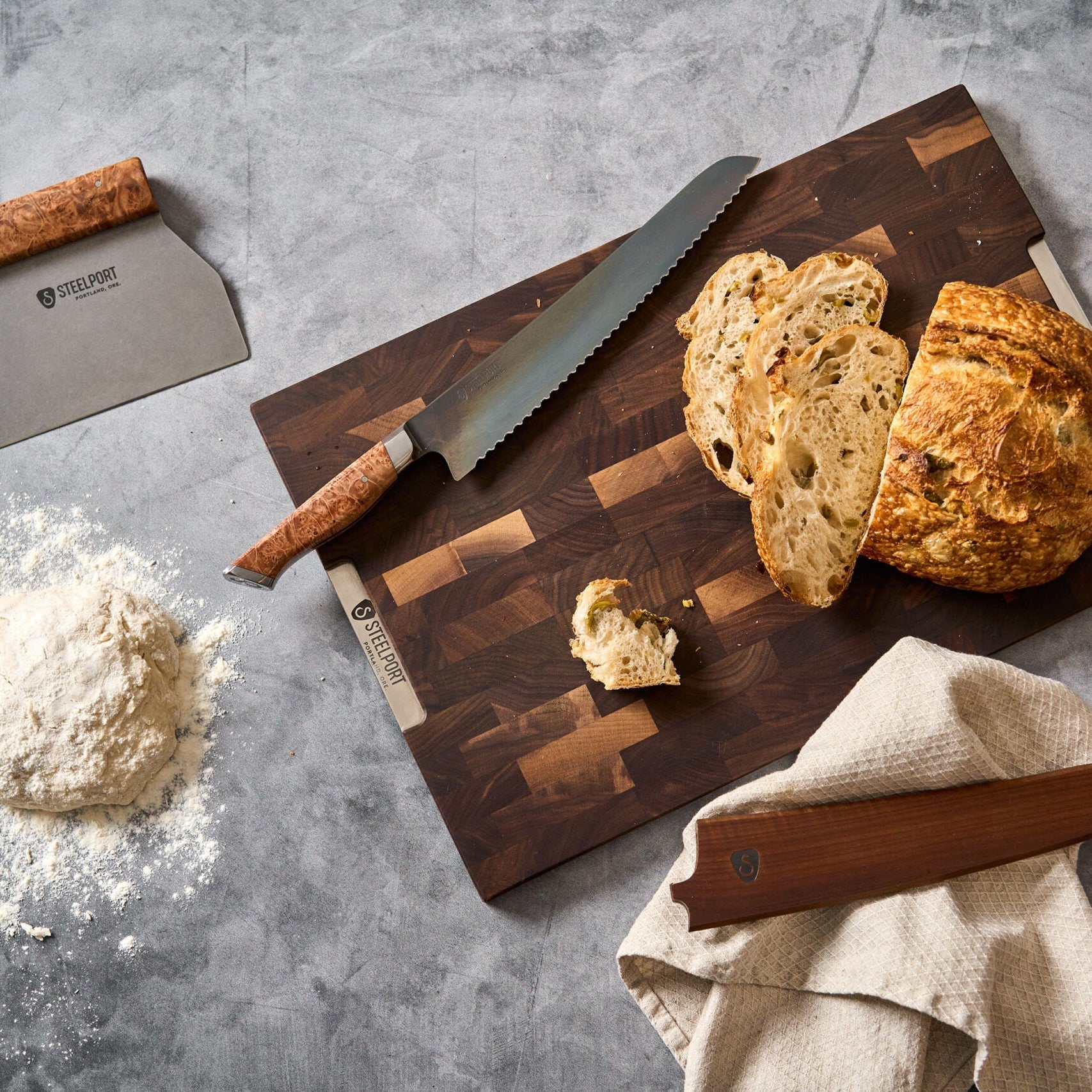 STEELPORT Unveils 3-Piece Baker Set & Handcrafted Bench Scraper
