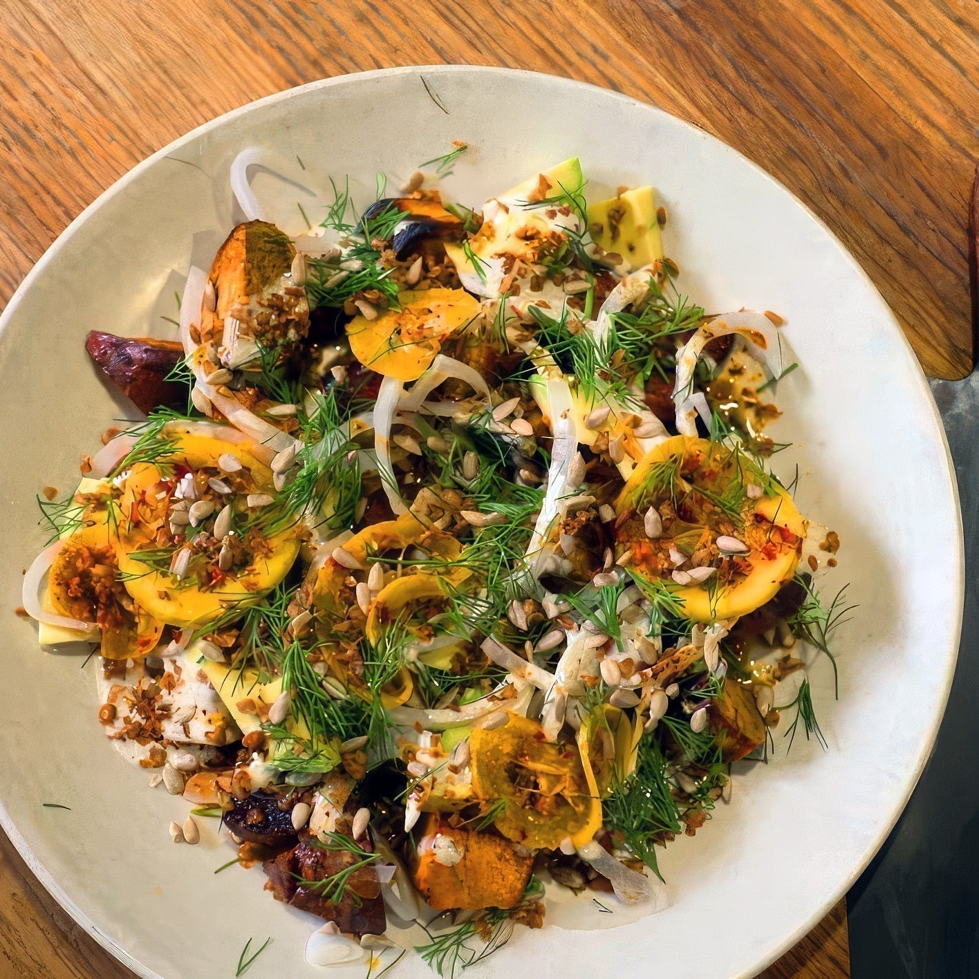 The Avec Roasted Sweet Potato and Avocado from Chef Paul Kahan
