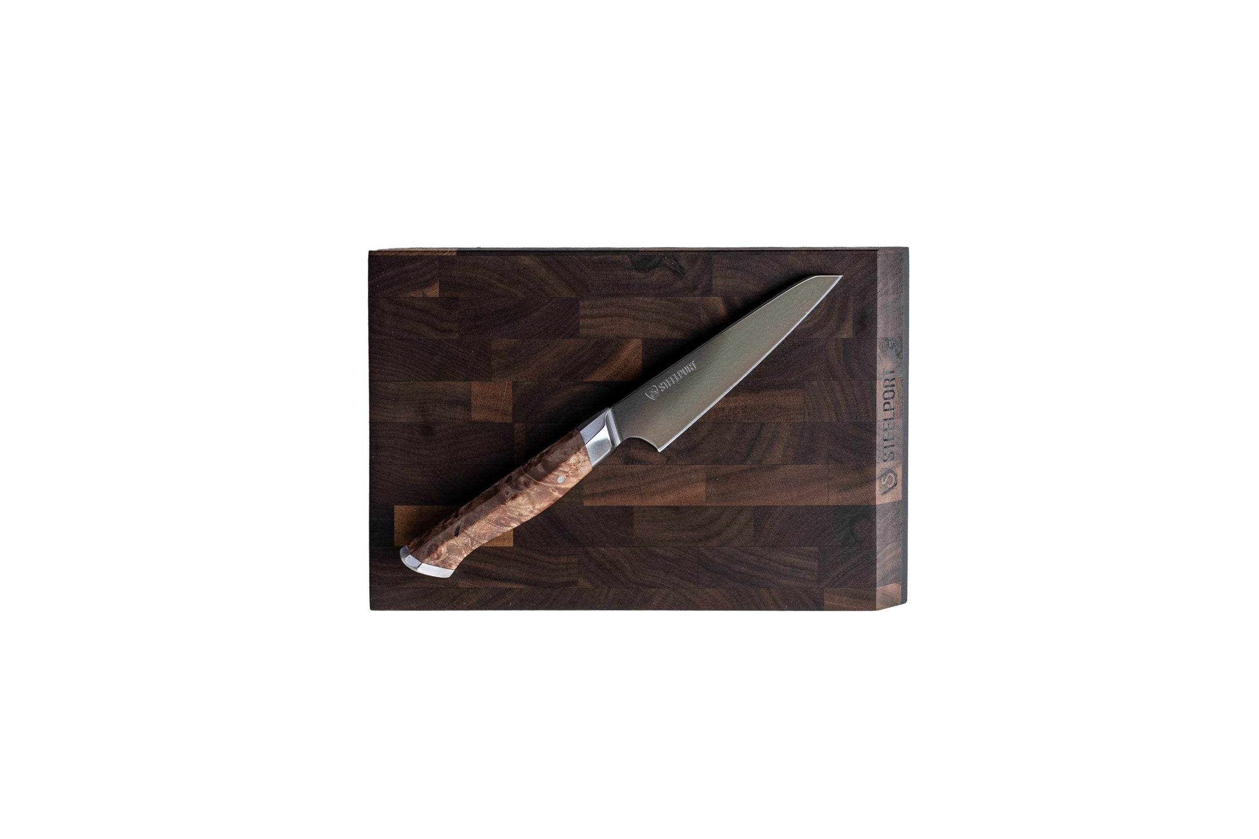 STEELPORT Knife on a SteelCore™ cutting board