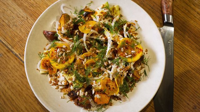 The Avec Roasted Sweet Potato and Avocado from Chef Paul Kahan