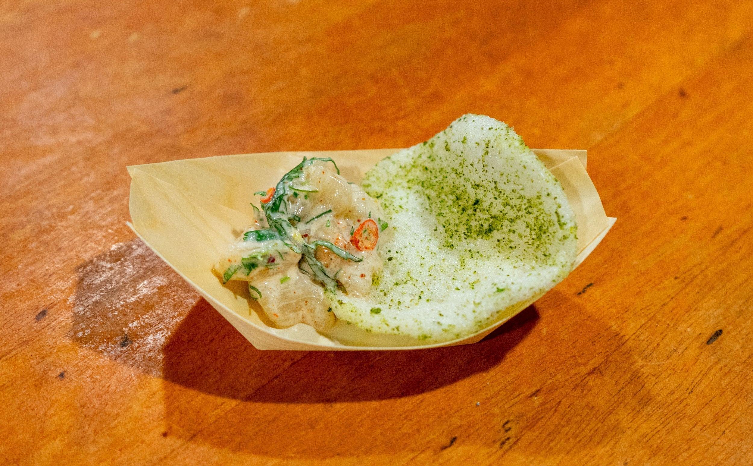 Kombu Cured Scallop Crudo