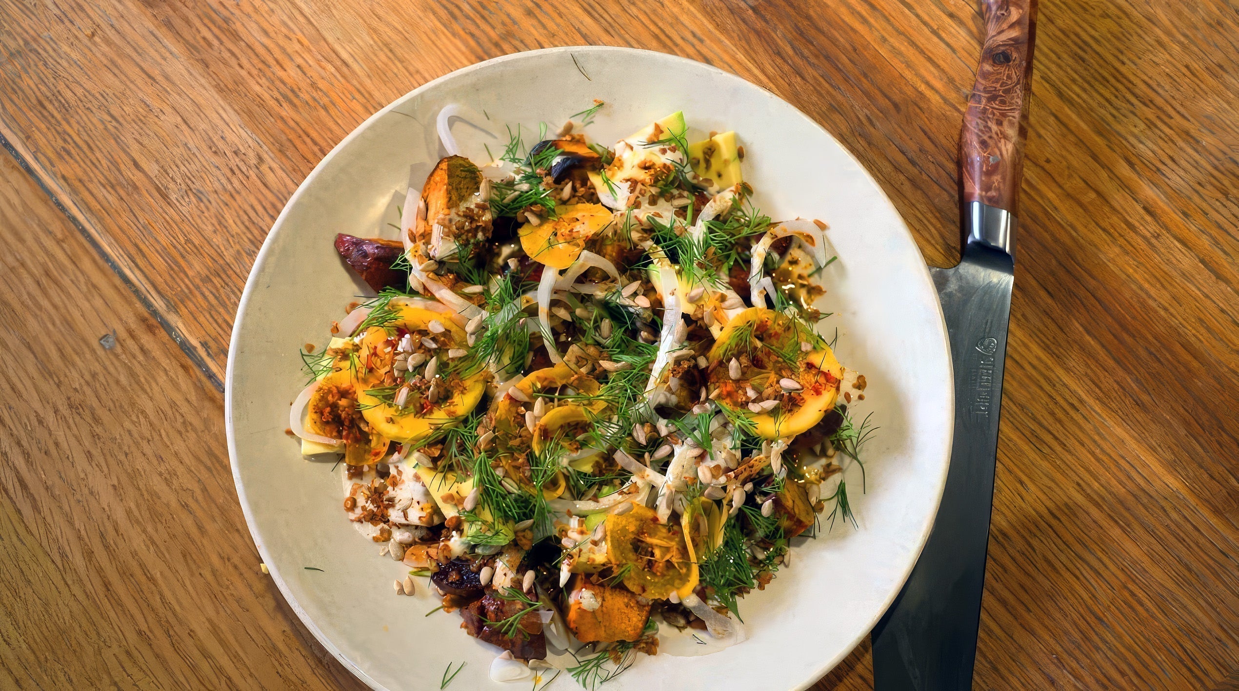 The Avec Roasted Sweet Potato and Avocado from Chef Paul Kahan