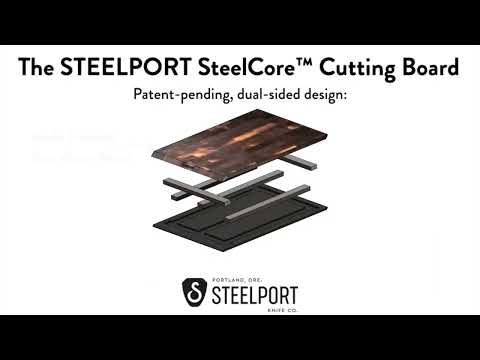 SteelCore™ 2-in-1 Walnut Cutting Board, 18