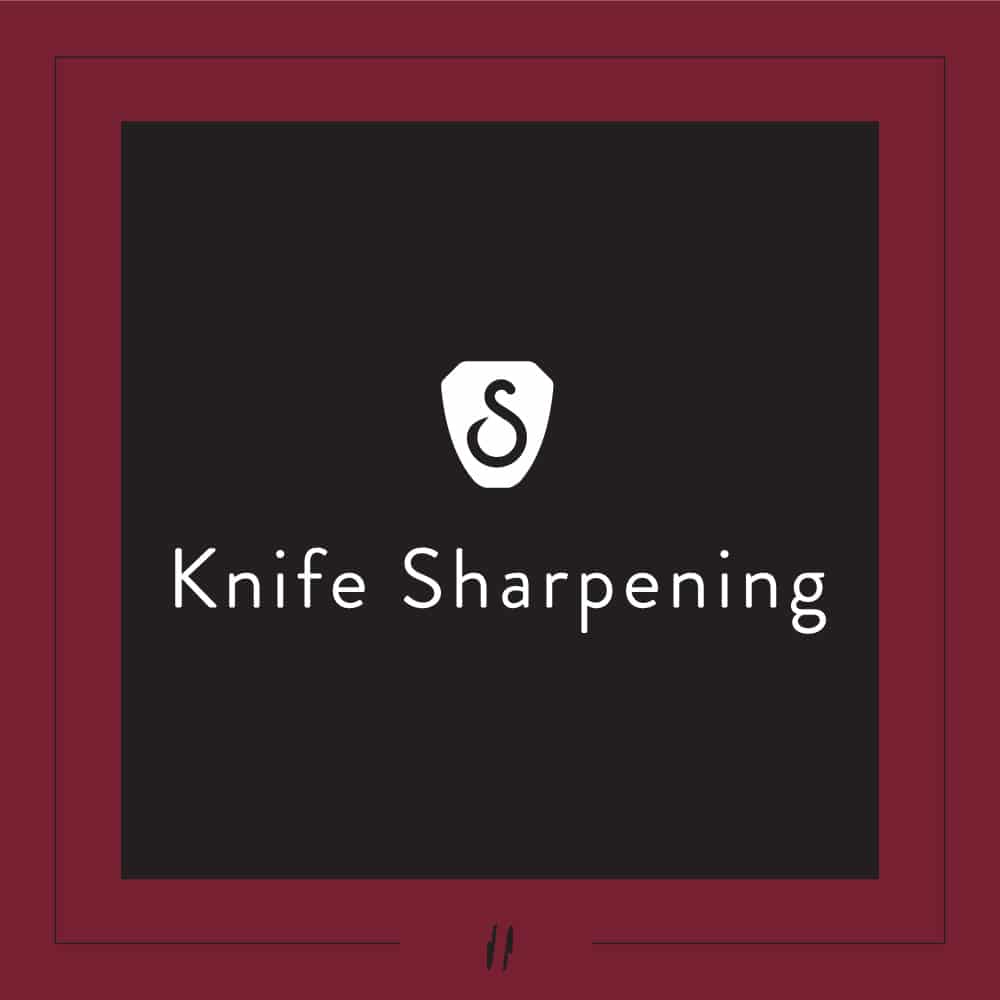 Knife sharpening service graphic
