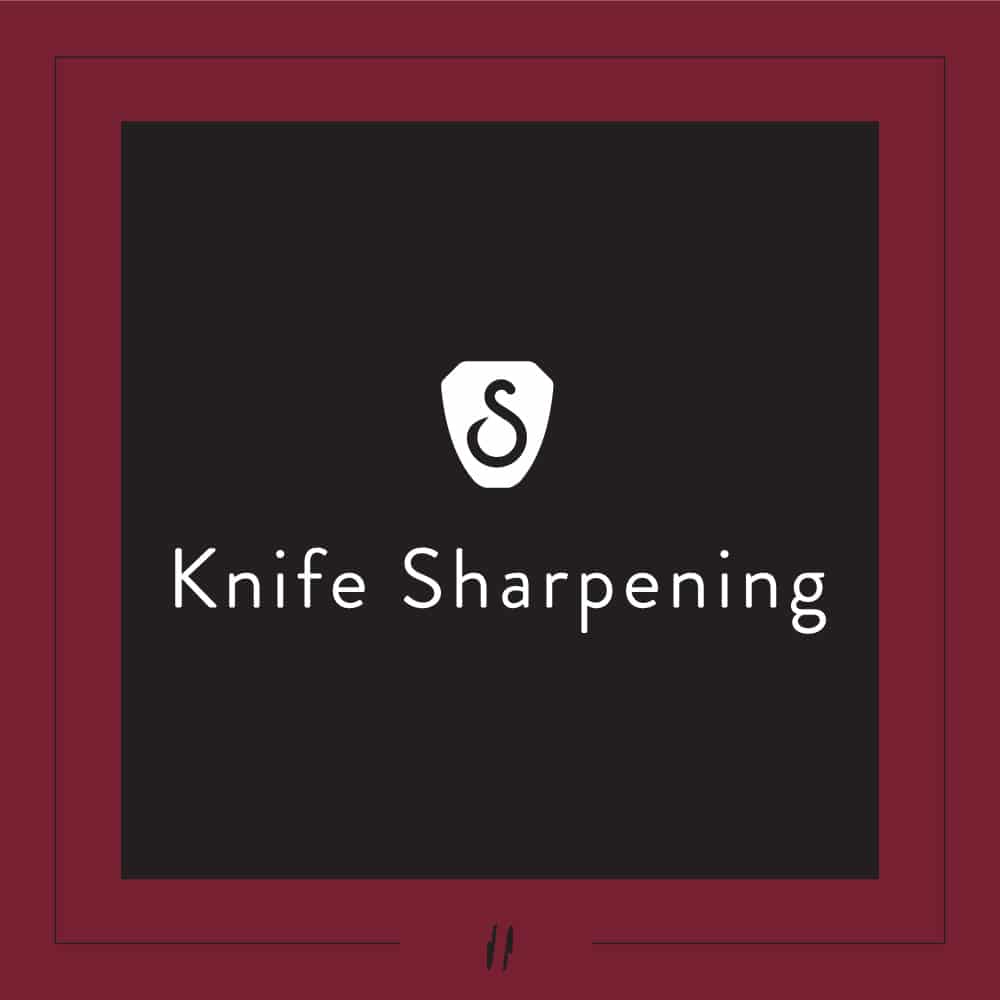 Knife sharpening service graphic